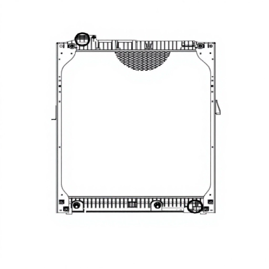 Heavy Duty Truck Radiator for Germany Mercedes-Benz Replacements