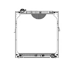 Heavy Duty Truck Radiator for Germany Mercedes-Benz Replacements