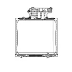 Heavy Duty Truck Radiator for Germany MAN Replacements