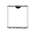 Heavy Duty Truck Radiator for Germany Mercedes-Benz Replacements