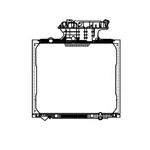 Heavy Duty Truck Radiator for Germany MAN Replacements